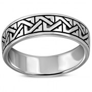 Plain Celtic Mens Band Ring, rp242